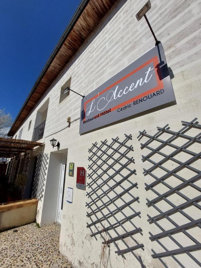 L'Accent - Hotel 2 Etoiles Et Restaurant - Logis Hotels Astaffort 외부 사진